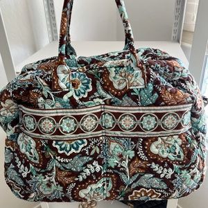 Vera Bradley "Java Blue" tote bag